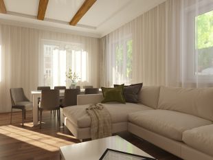 Элитная гостиная с мебелью