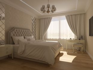 нежная красивая спальня