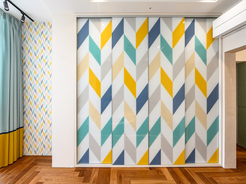 Шкаф купе встроенный с рисунками Одесса